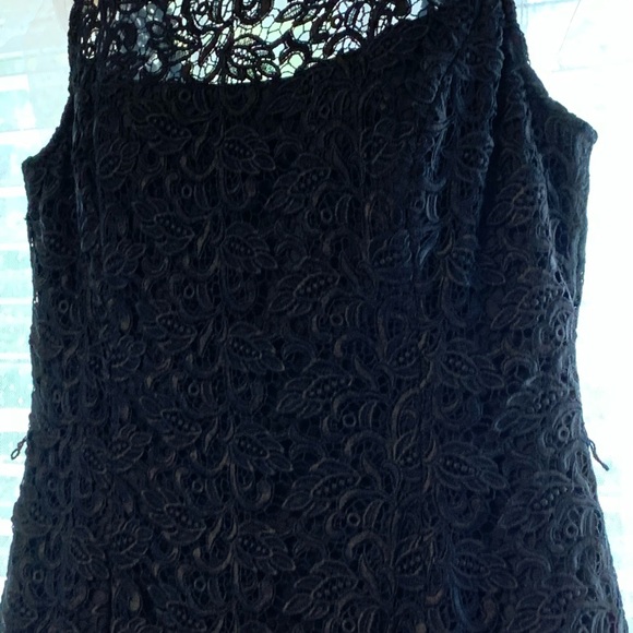 White House Black Market Black Lace Cocktail Dress - Picture 7 of 13